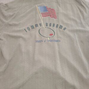 Tommy Bahama Wet Sand 100% Silk Shirt XXL